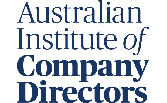 Logo: Australian Institute of Company Directors.