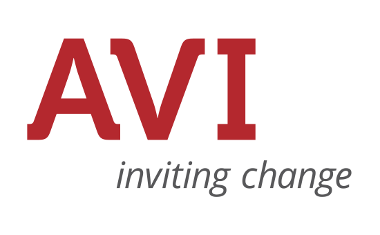 Logo: AVI Inviting Change.