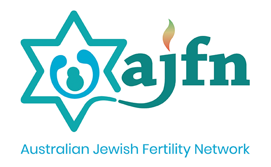Logo: Australian Jewish Fertility Network.
